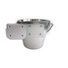 1 Quart Stainless Steel Crate Pail with Right-Hinged Insert Block