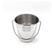 Kennel&#x20;Gear,&#x20;4&#x20;Quart&#x20;Stainless&#x20;Steel&#x20;Pail&#x20;with&#x20;Insert&#x20;Block