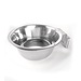 Kennel Gear, 1 Quart Stainless Steel Bowl with Aluminum Yoke, .5" Surface Mount and Adhesive Backing