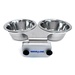 Shor-Line Brand, 1 Pint Double Stainless Steel Bowl System, 1/2" Thumbscrews, Shor-Line P/N: 041.0017.104