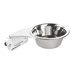Kennel&#x20;Gear,&#x20;1&#x20;Pint&#x20;Stainless&#x20;Steel&#x20;Bowl&#x20;with&#x20;Left&#x20;Hinged&#x20;Aluminum&#x20;Crate&#x20;Yoke&#x20;System