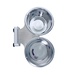 Shor-Line Brand, 1 Pint Double Stainless Steel Bowl with .75" Bar Mount System Shor-Line P/N: 041001743