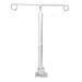 Kennel&#x20;Gear,&#x20;Standard&#x20;Horizontal&#x20;IV&#x20;Pole&#x20;Double&#x20;Hook&#x20;with&#x20;Surface&#x20;Mount