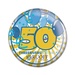 Full Color Round safety pin back Button - 2 1/2" Diameter