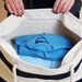 Horizontal Cruising Tote Bag With Rope Handles