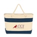 Horizontal Cruising Tote Bag With Rope Handles