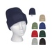 Patch Knit Beanie with Cuff