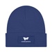 Patch Knit Beanie with Cuff