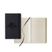 Castelli Black Laser Medio Ivory Page Lined Journal