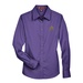 Harriton Ladies' Easy Blend Long-Sleeve Twill Shirt with Stain-Release - Embroidery