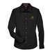 Harriton Ladies' Easy Blend Long-Sleeve Twill Shirt with Stain-Release - Embroidery
