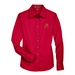 Harriton Ladies' Easy Blend Long-Sleeve Twill Shirt with Stain-Release - Embroidery