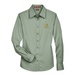Harriton Ladies' Easy Blend Long-Sleeve Twill Shirt with Stain-Release - Embroidery