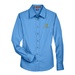 Harriton Ladies' Easy Blend Long-Sleeve Twill Shirt with Stain-Release - Embroidery