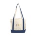 Small Accent Boat Tote Bag - Full Color Imprint