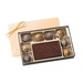 Filled Truffles Gift Box with Dark Chocolate Centerpiece
