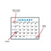 Span-A-Year Calendar Non-Laminated