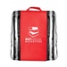Striped Reflective Drawstring Backpack