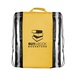 Striped Reflective Drawstring Backpack