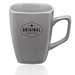 10 oz. Ares Glossy Ceramic Latte Personalized Mugs
