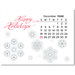 Adhesive Peel-N-Stick® Calendar - Thank You