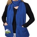 Fleece Scarf With Pockets