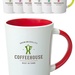13 oz. Albany Two Tone Latte Personalized Mugs
