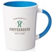 13 oz. Albany Two Tone Latte Personalized Mugs