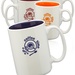 15 oz. Glossy Two-Tone Personalized Ceramic Mugs