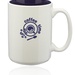 15 oz. Glossy Two-Tone Personalized Ceramic Mugs