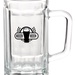 15 oz. Sports Fan Custom Glass Beer Mugs