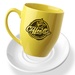 16 oz. Bistro Coffee Mug with Ceramic Coaster