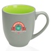 16 oz. Pop Out Bistro Two Tone Logo Coffee Mugs