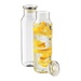 Libbey 24 oz Glass Water Bottle with Press-On Lid