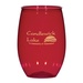 16 oz. Stemless Plastic Wine Glass
