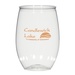 16 oz. Stemless Plastic Wine Glass