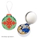 Happy Holidays Full Color Ornament Tin With Candy