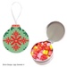 Happy Holidays Full Color Ornament Tin With Candy