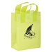 Color Frosted 8" x 4" x 11" Logo Shopper Bags