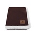 Original Lambswool Throw with Tan Patch