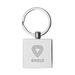 Square Metal Key Chain