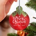 Acrylic Holiday Ornaments - Bell