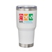 30 oz. Taj Mahal Vacuum Tumbler - Full Color Imprint