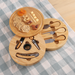 8-Piece Swivel Top Bamboo Cheese Board Set