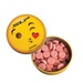 Kissy Face Emoji Tin with Cherry Mints