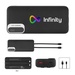 20,000 mAh rABS Power Bank With Built-In Cables