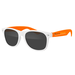 Two-Tone Retro Vibes White Frame Sunglasses