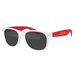 Two-Tone Retro Vibes White Frame Sunglasses