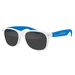 Two-Tone Retro Vibes White Frame Sunglasses