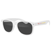 Two-Tone Retro Vibes White Frame Sunglasses